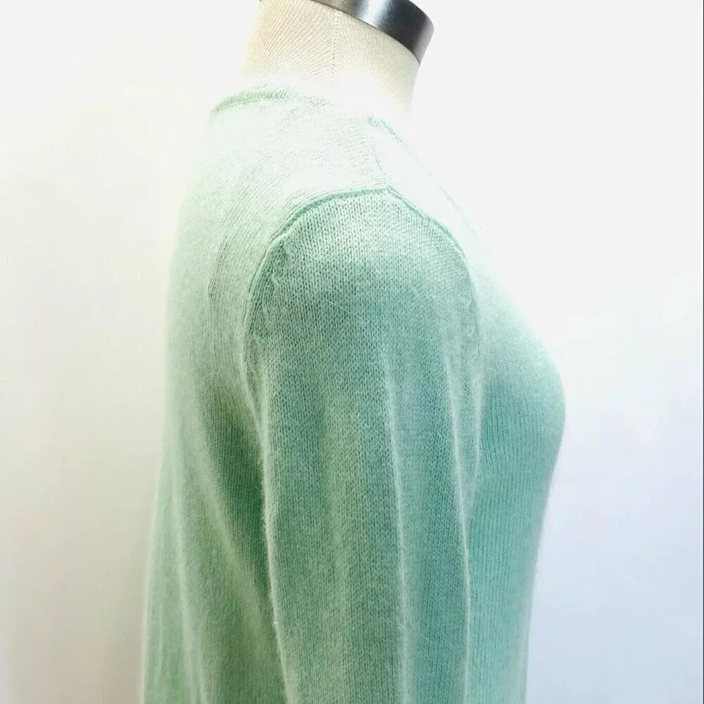 NWT H&M BASIC Women Long Sleeve Open Front Green Casual Cardigan Sweater Small - Picture 10 of 12